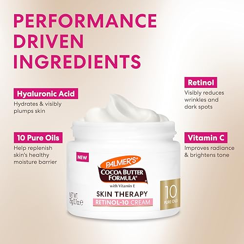 Palmer's Skin Therapy Face Cream, Retinol-10 Moisturizer (2.7 Oz) - Product Imagery