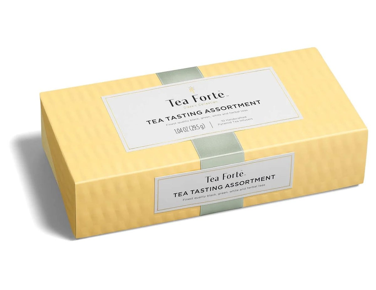 Tea Forte Tea Sampler 10 Pyramid Infuser Bags Premium Tea - Tea Forte Official Imagery - 4