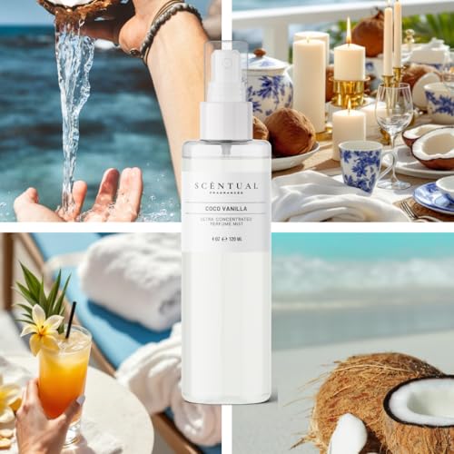 Scentual Fragrances, Luxury Perfume Oil, Madagascar Coconut - Product Imagery