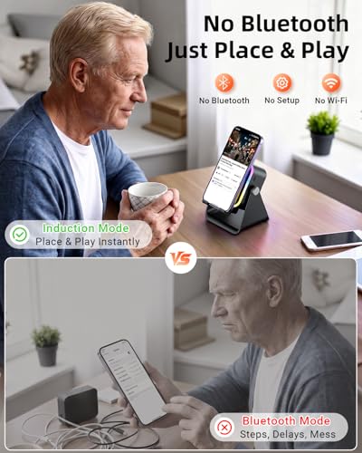Induction Speaker 5-in-1 Wireless Bluetooth Audio for iPhone - Product Imagery