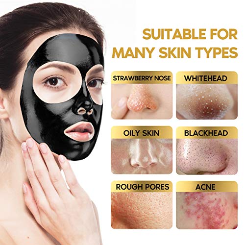 YLNALO Blackhead Remover Mask Kit, Charcoal Peel Off Facial Mask - Product Imagery