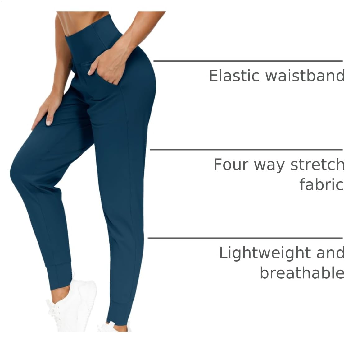 THE GYM PEOPLE Women s Workout Joggers Pants Lightweight - THE GYM PEOPLE Official Imagery - 5