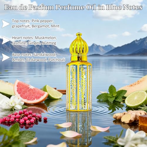 Arabic Perfume for Women, Floral & Fruity Arab Perfume Oil Roll - Product Imagery