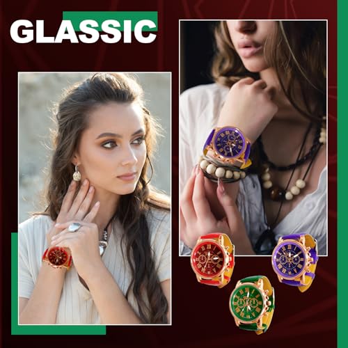 Assorted Platinum Watch Sets for Men and Women with Roman - Product Imagery