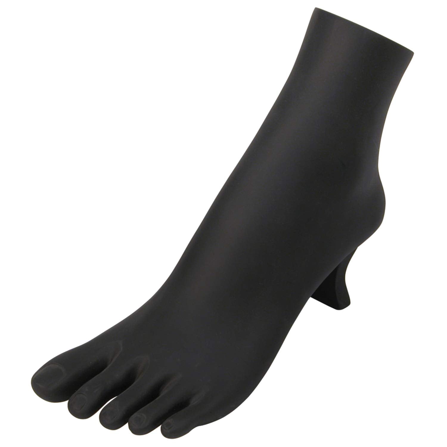 Black Polystyrene Toe Ring Chain Ankle Bracelet Foot Display - Product Imagery