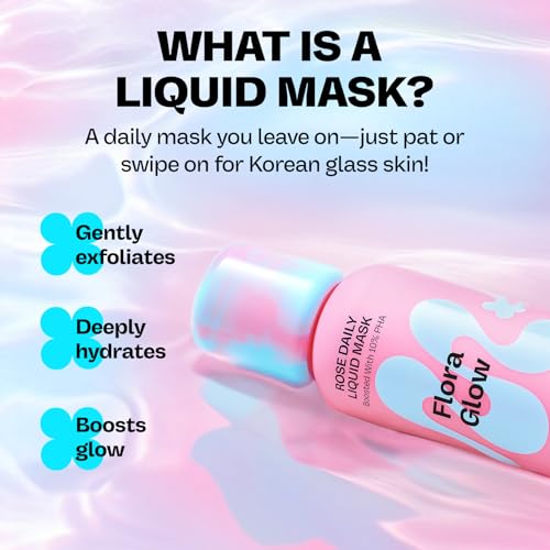 MAMONDE Flora Glow Rose Daily Liquid Face Mask | 2-in-1 Toner & - Product Imagery
