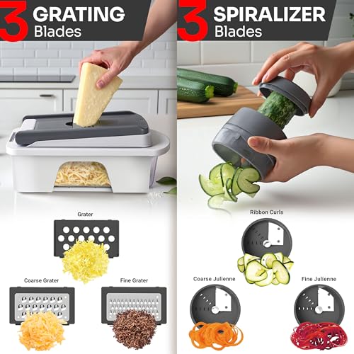 Mueller Pro-Series All-in-One, 12 Blade Mandoline Slicer for - Product Imagery