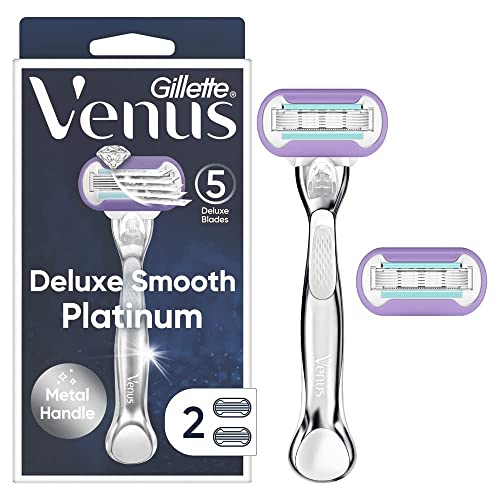 Gillette Venus Deluxe Smooth Platinum Razors for Women 1 - Gillette Venus Official Imagery - 1