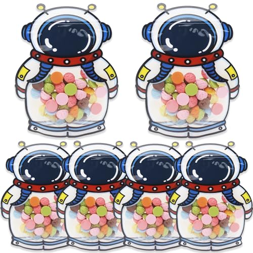 20 Pack Goodie Bags Cartoon Astronaut Candy Treat Bags Small - Product Imagery