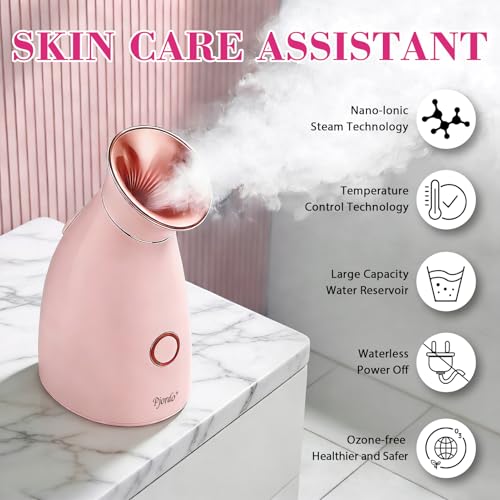 Facial Steamer Spa Kit, 12 Skin Care Tools & 5 Jelly Mask - Product Imagery