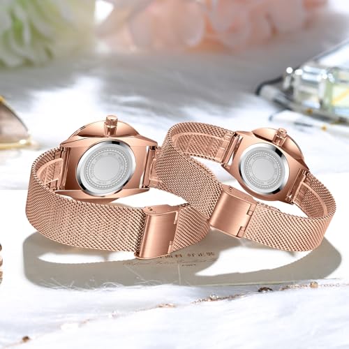 MASTOP Couple Watches Men and Women Pair Quartz Watches Casual - Product Imagery