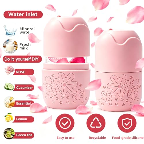 Skincare Tools Set with Face Cleansing Brush, Ice Face Roller & - Product Imagery