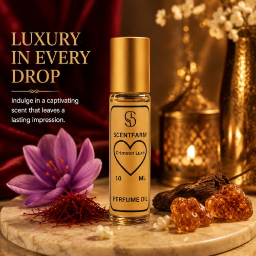 Crimson Luxe Perfume Oil Unisex Long-Lasting Concentrated - Product Imagery