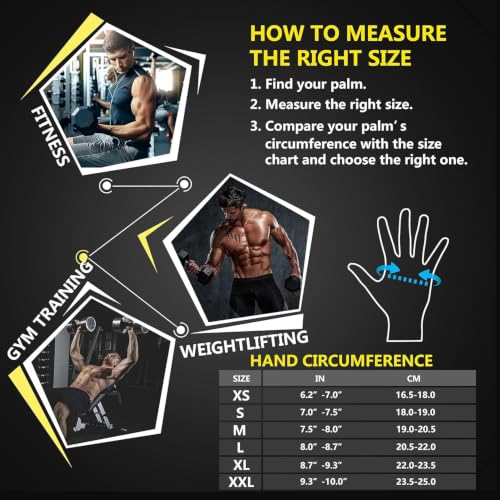 ihuan Ventilated Weight Lifting Gym Workout Gloves with Wrist - Product Imagery