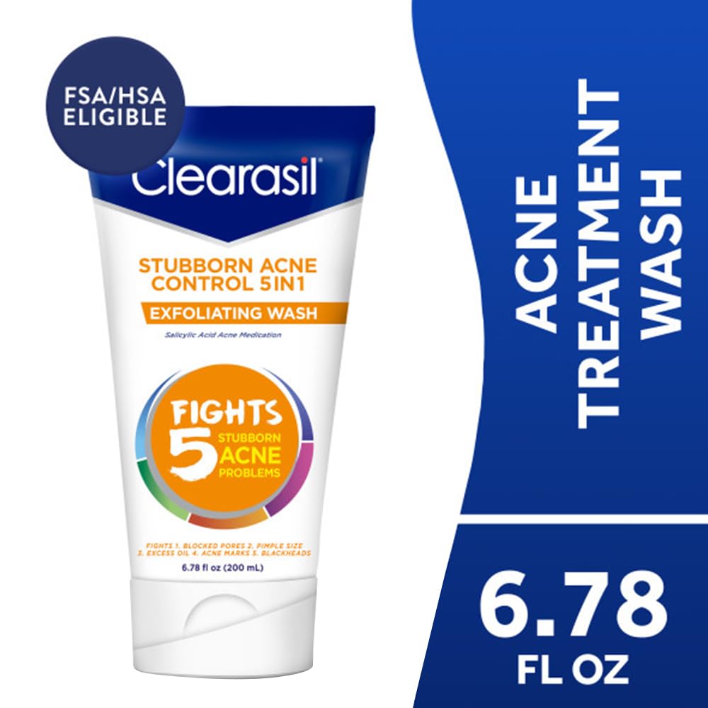 Clearasil Stubborn Acne Control 5in1 Exfoliating Wash 6 78 - Clearasil Official Imagery - 3