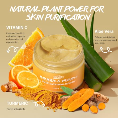 Turmeric & Vitamin C Facial Cleanse - Product Imagery