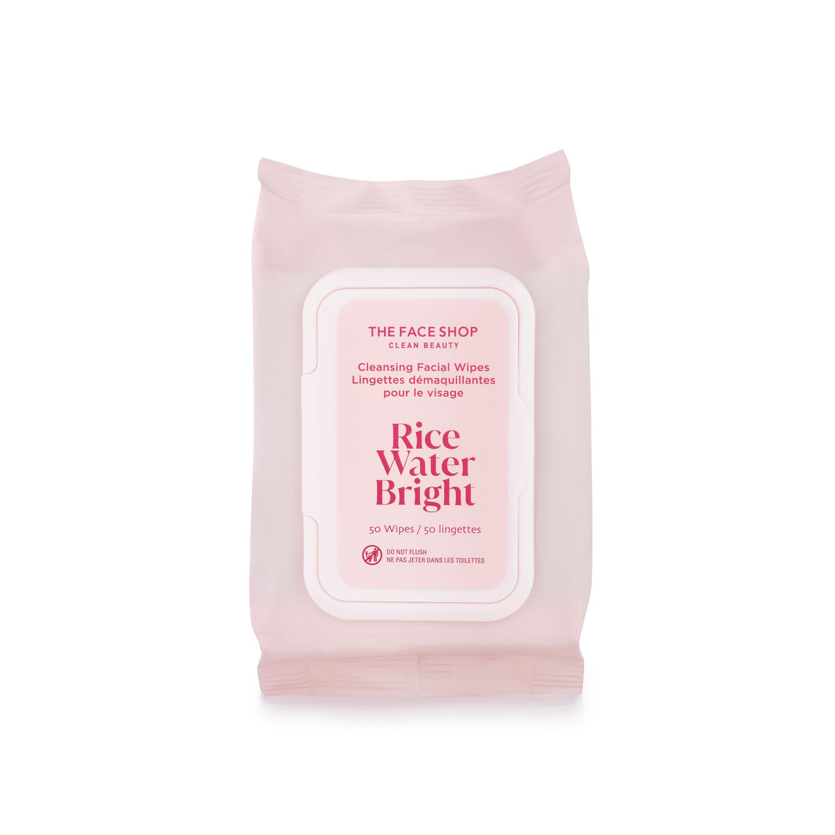 THE FACE SHOP Rice Water Bright Makeup Remover Wipes 50 - The Face Shop Official Imagery - 2
