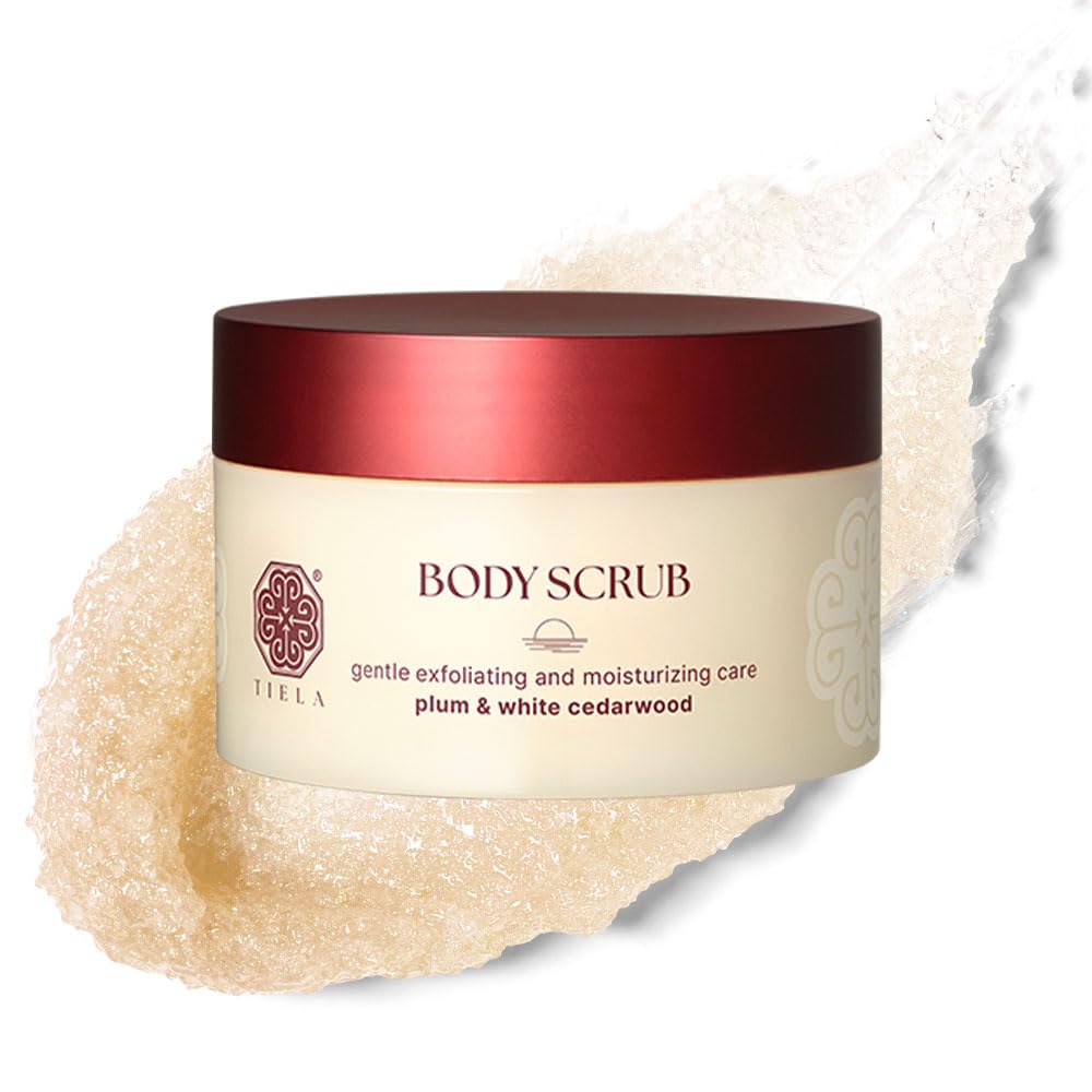 Perfume Therapy Body Scrub Sunset 8 8 fl oz l Plum Cedarwood - TIELA Official Imagery - 2