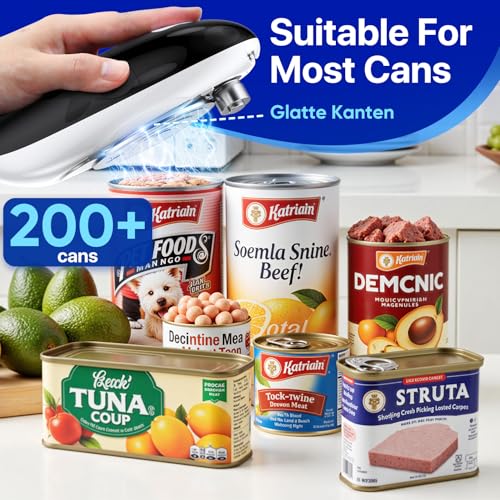 Electric Can Opener, Automatic Can Opener, Suitable for Any Size - Product Imagery