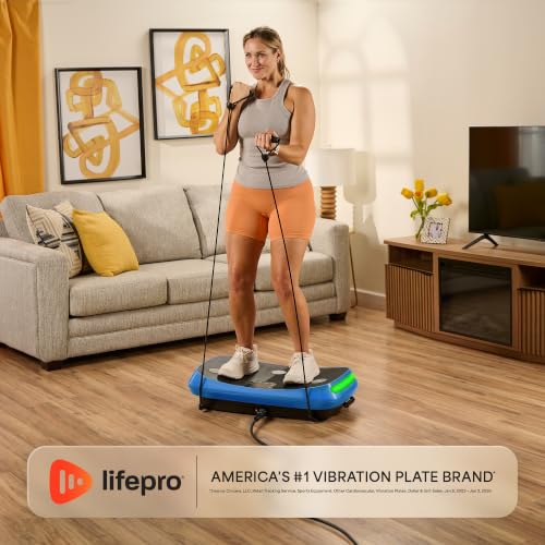 Lifepro Rumblex 4D Curved Vibration Plate Exercise Machine with - Product Imagery