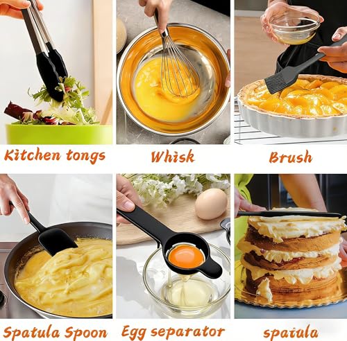 Thickened Heavy-Duty 26pcs Stainless Steel Bowl, Mixing Bowl Set - Product Imagery
