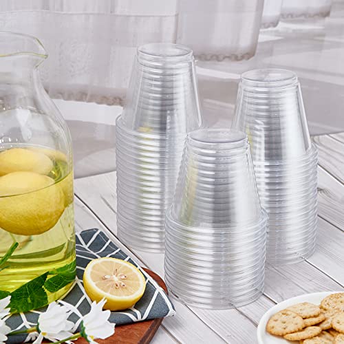 300 Pack 9oz Clear Plastic Cups,Disposable Crystal Drinking - Product Imagery