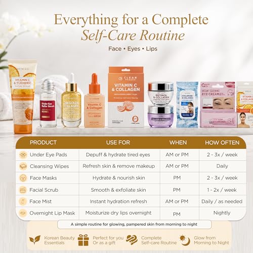 Klar&Co Radiance & Firming Korean Skin Care Gift Set – - Product Imagery