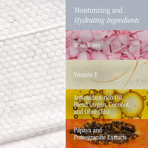 SKINN Facial Cleansing Makeup Remover Wipes - Gentle Exfoliation - Product Imagery