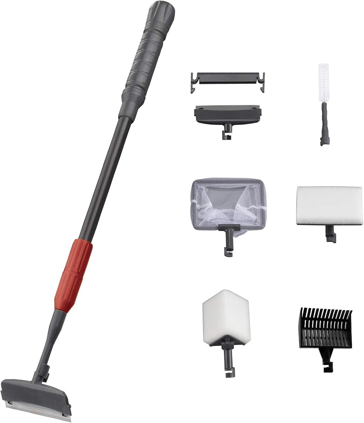 UPETTOOLS Aquarium Clean Tool 6 in 1 Fish Tank Cleaning Kit - UPETTOOLS Official Imagery - 1