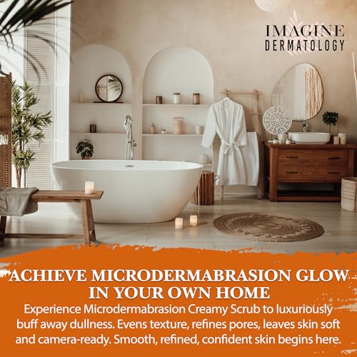 Microdermabrasion Facial Creamy Gel Scrub & Face Exfoliator 3 oz - Product Imagery