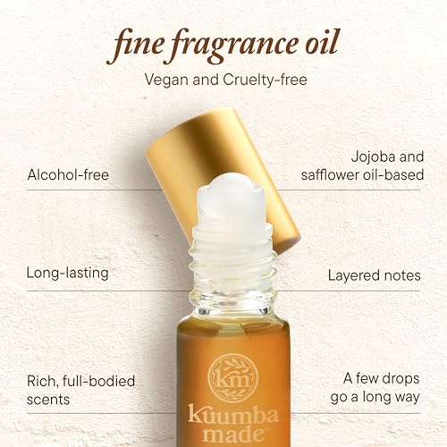Kuumba Made Tunisian Patchouli Fragrance Oil Roll-On, Vegan, - Product Imagery