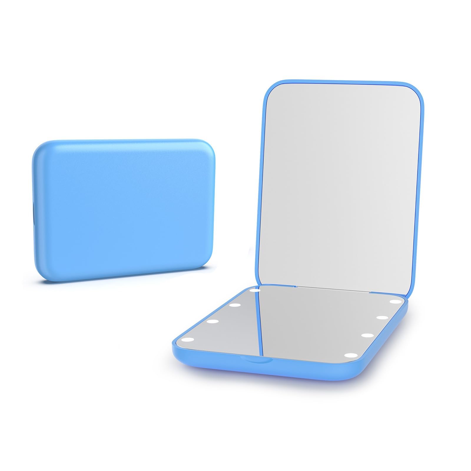 Kintion Pocket Mirror, 1X - 3X Magnification LED Compact Travel Ma - Kintion Official Product View 10