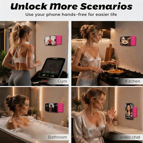 Pink 2Pack Otco budyy Silicone Double-Sided Suction Phone Case - Product Imagery