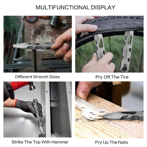 EDC Pry Bar Multitool with Bi-Directional Ratchet Screwdriver, - Product Imagery