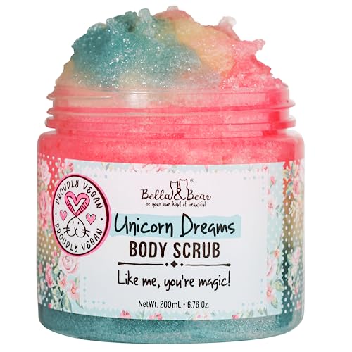 Bella and Bear Bella & Bear Unicorn Dream Body Scrub - Vegan & Cruelty Free & - Bella and Bear Official Product View 1