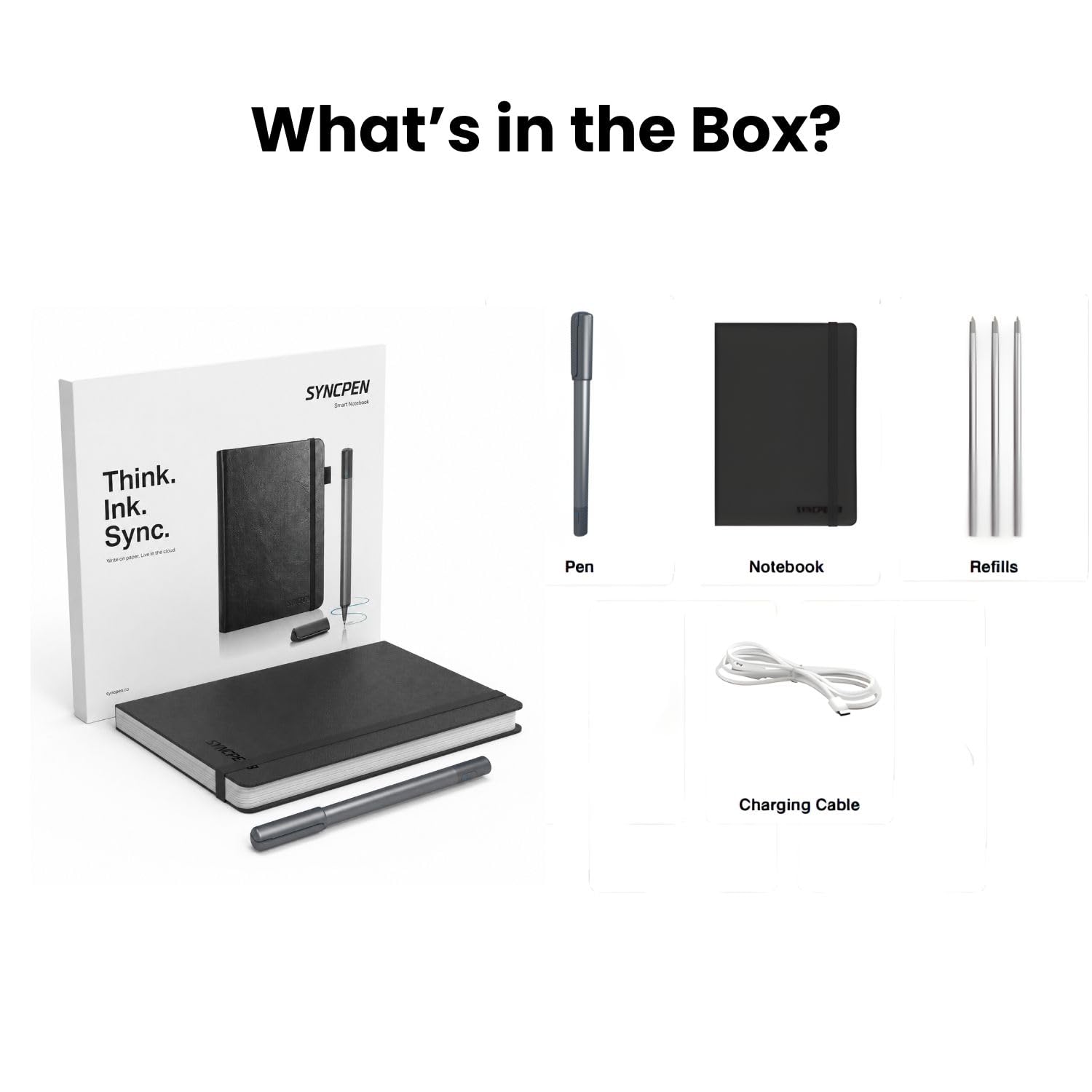 SyncPen Digital Notebook Smart Pen Set | Real Time Sync from Pape by SyncPen - Angle View 7
