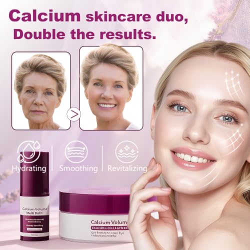 Calcium Daily Skincare Bundle with Calcium Volume Multi Balm - Product Imagery