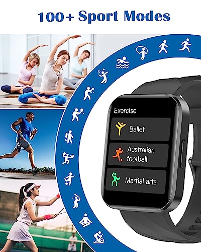 RUIMEN Smart Watches for Men Women, Bluetooth Calls, Fitness - Product Imagery