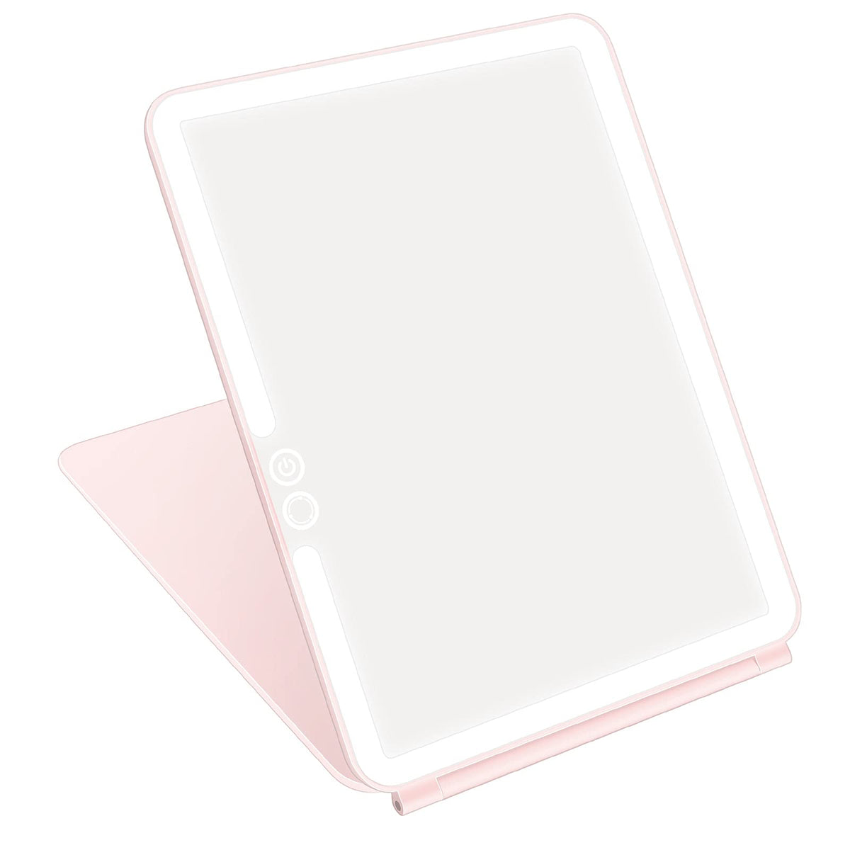 Folding Lighted Makeup Mirror with 72 LEDs 3 Colors Light - deweisn Official Imagery - 4