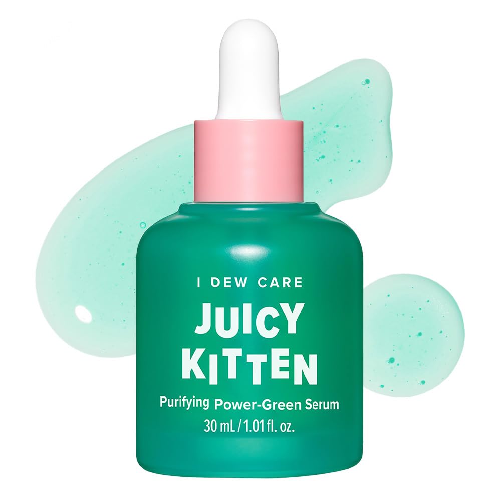 I DEW CARE Juicy Kitten Purifying Power Green Face Serum 1 - I DEW CARE Official Product Imagery - 1