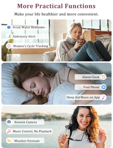 LODIMEKE Smart Watch, Alexa Built-in, Answer/Make Calls 44mm - Product Imagery