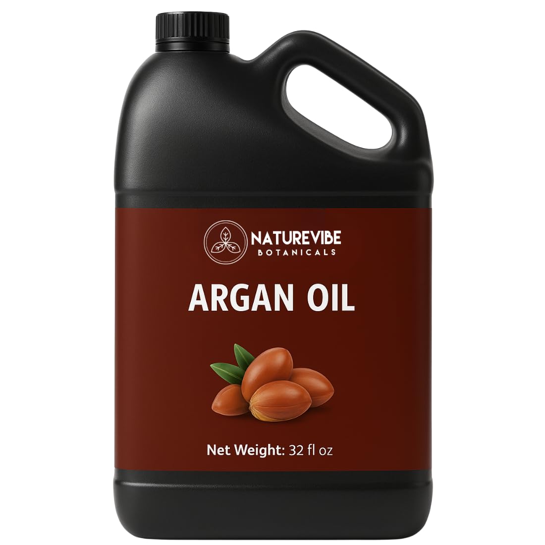 Naturevibe Botanicals Argan Oil 32 Fl oz Cold Pressed - Naturevibe Botanicals Official Imagery - 2