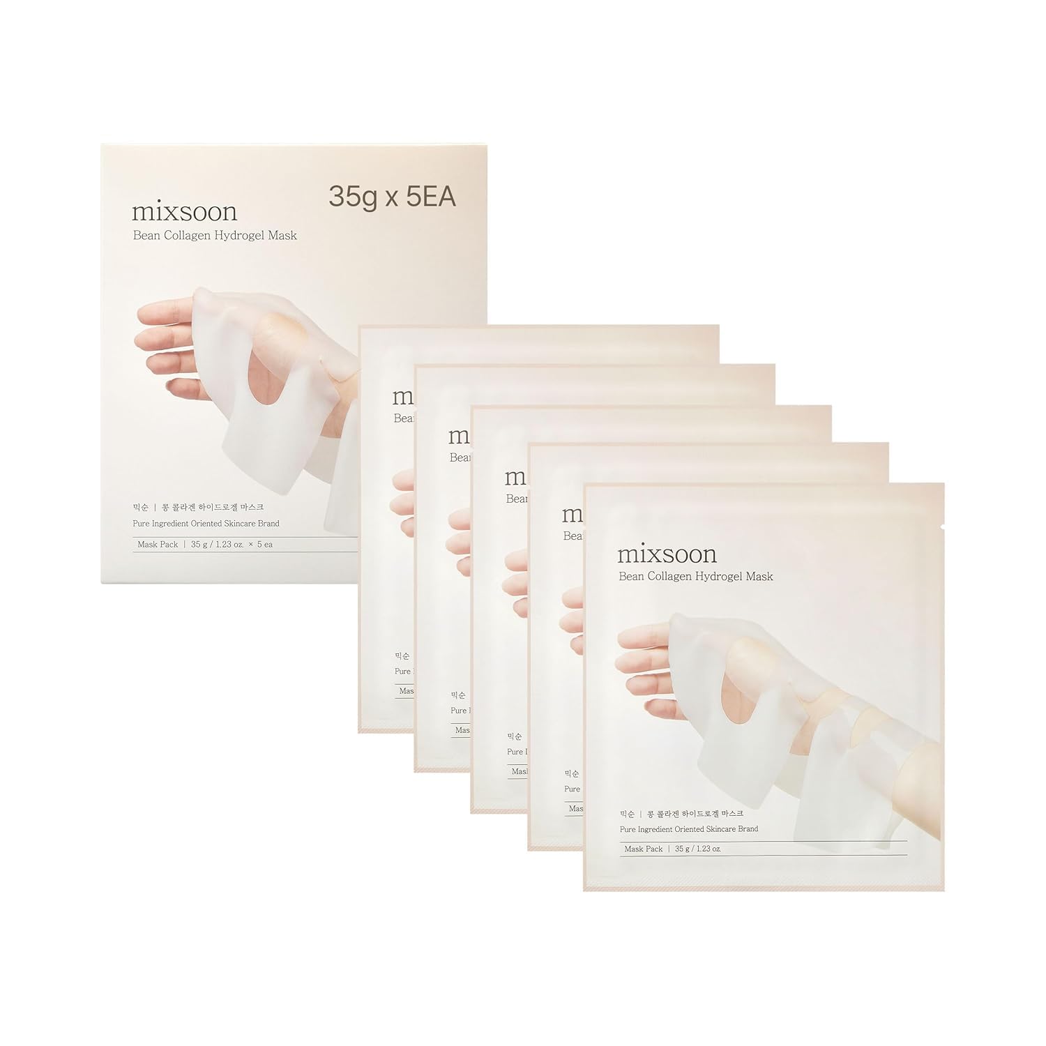 mixsoon Bean Collagen Hydrogel Mask Hydration All-In-One - mixsoon