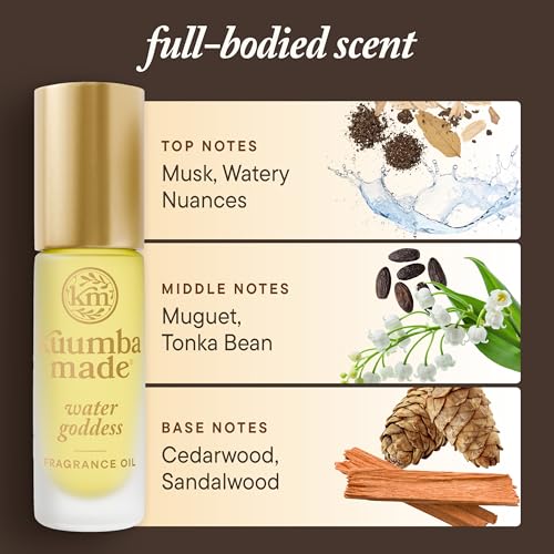 Kuumba Made Water Goddess Fragrance Oil Roll-On, Alcohol-Free, - Product Imagery