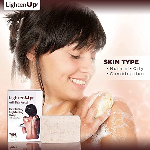Lighten-Up Lactic Acid Exfoliating Soap, 7.7 oz / 200 g, - Product Imagery