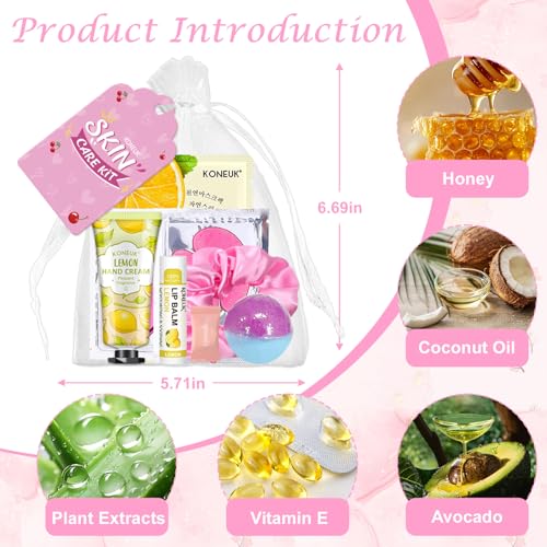 120 PCS Spa Party Supplies for Women, Spa Birthday Sleepover - Product Imagery