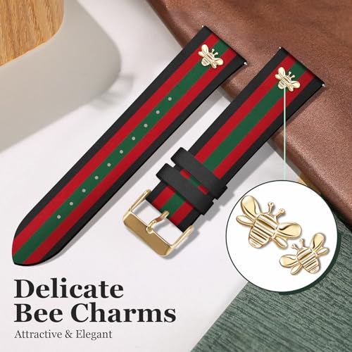 MOINSPIRE Designer Leather Bands with Charms Compatible with - Product Imagery