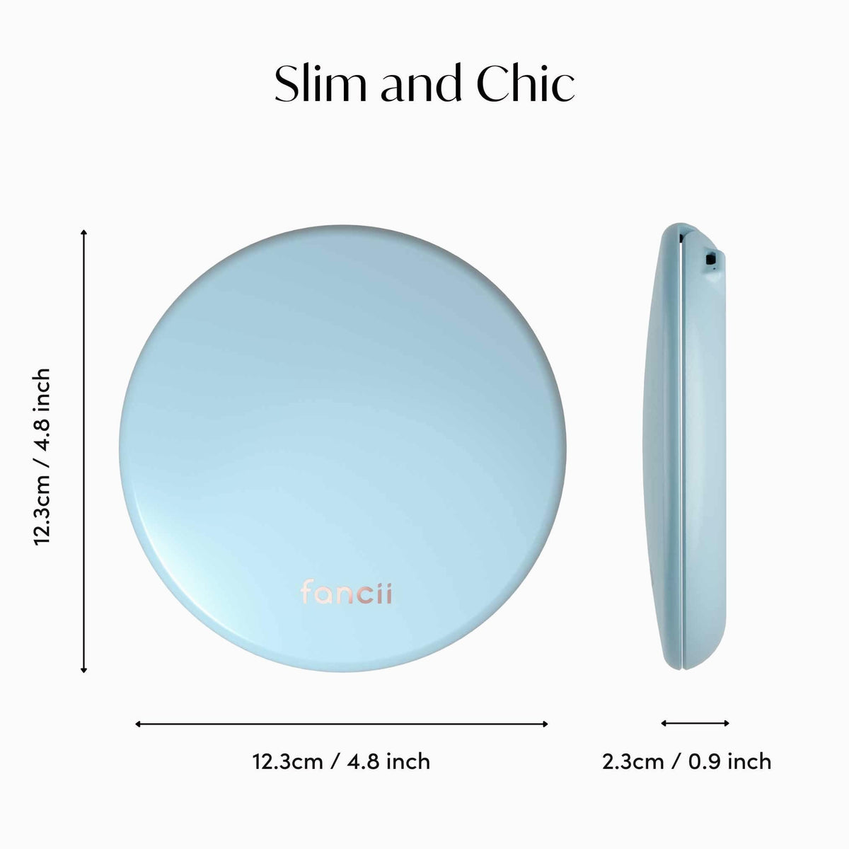 Fancii Taylor Rechargeable Compact Makeup Mirror with LED - Fancii Official Imagery - 4