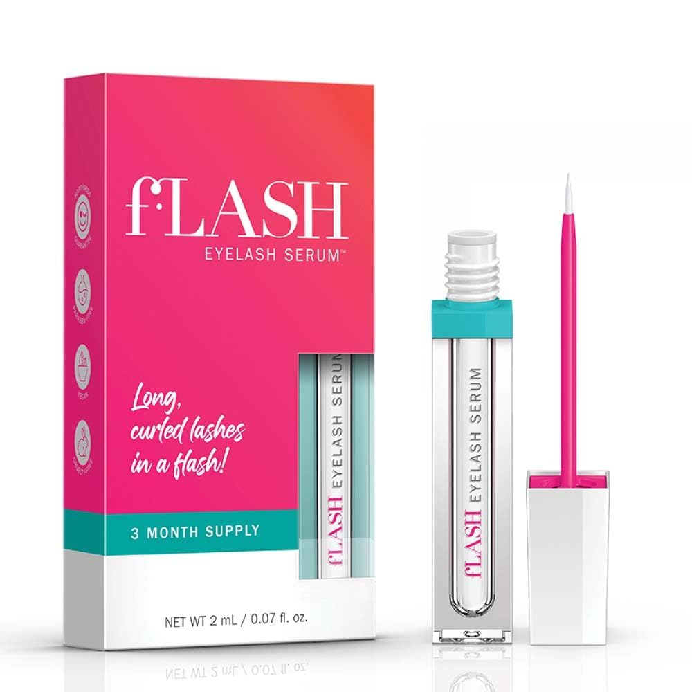 fLASH Eyelash Serum for Longer Looking Natural Lashes - FLASHSERUM Official Imagery - 2