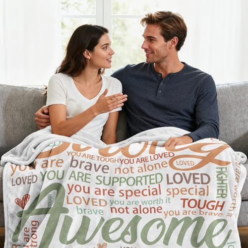Super Soft Hug Blanket – Inspirational Get Well Soon Gift for - Product Imagery
